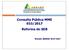 Consulta Pública MME 033/2017 Reforma do SEB. Reunião ABRAGE
