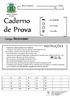 Caderno de Prova. Gabarito Provisório 1. INSTRUÇÕES. Cargo: Servente