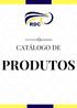 CATÁLOGO DE PRODUTOS