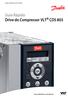 Guia Rápido Drive do Compressor VLT CDS 803