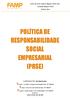 POLÍTICA DE RESPONSABILIDADE SOCIAL EMPRESARIAL (PRSE)
