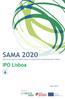 SAMA IPO Lisboa. Sistema de Apoio à Modernização e Capacitação da Administração Pública. Julho Cofinanciado por UNIÃO EUROPEIA