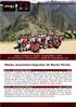 Missão montanhas Sagradas de Machu Picchu