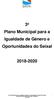 3º Plano Municipal para a Igualdade de Género e Oportunidades do Seixal