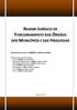 REGIME JURÍDICO DE FUNCIONAMENTO DOS ÓRGÃOS DOS MUNICÍPIOS E DAS FREGUESIAS