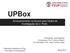 UPBox. Armazenamento na Nuvem para Dados de Investigação da U. Porto