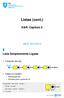 Listas (cont.) K&R: Capitulo 6. Lista Simplesmente Ligada IAED, 2012/2013. Conjunto de nós. Cada nó contém. head NULL. typedef struct node {