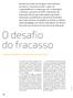 O desafio do fracasso