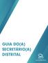 GUIA DO(A) SECRETÁRIO(A) DISTRITAL