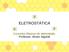 ELETROSTÁTICA. Conceitos Básicos de eletricidade. Professor: Alvaro Siguiné