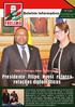 Presidente Filipe Nyusi reforça relações diplomáticas