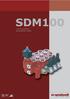 SDM to 8 sections monoblock valve D1WWDA02E