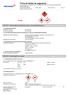 Ficha de dados de segurança em conformidade com o Regulamento (CE) n.º 1907/2006 (REACH) alterado pelo Regulamento (UE) 2015/830