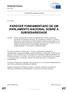 PARECER FUNDAMENTADO DE UM PARLAMENTO NACIONAL SOBRE A SUBSIDIARIEDADE