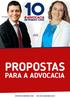 PROPOSTAS PARA A ADVOCACIA