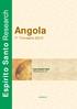 Angola. Espírito Santo. 1º Trimestre Angola Economic Outlook Recuperação em curso.