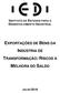 INSTITUTO DE ESTUDOS PARA O DESENVOLVIMENTO INDUSTRIAL EXPORTAÇÕES DE BENS DA INDÚSTRIA DE TRANSFORMAÇÃO: RISCOS À MELHORA DO SALDO