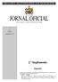 JORNAL OFICIAL. I Série. 2.º Suplemento. Sumário REGIÃO AUTÓNOMA DA MADEIRA. Sexta-feira, 15 de Fevereiro de Número 18