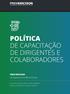 POLÍTICA DE CAPACITAÇÃO DE DIRIGENTES E COLABORADORES