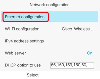 1X no telefone IP.