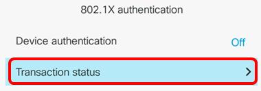 a autenticação do dispositivo do 802.1x. A configuração padrão está.