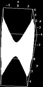 Gabarito Parte 2 1) a. x = k: circunferências no plano x = k, C = (k, 1, 0) e raio r = 1 + 2k. b. y = 1: z 2x = 1, hipérbole no plano y = 1. c. S é um hiperboloide de uma folha: d.
