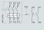 do contato de relé, a entrada binária da proteção de distância (Siemens 7 AS xxx) deve ajustada em "sem tensão ativa".