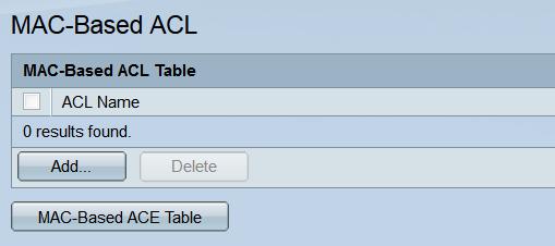 Criando um ACL com base em MAC no SG350XG e no SG550XG Objetivo Um Access Control List (ACL) é um conjunto de regras que possa ser criado para manipular pacotes segundo se encontram determinados