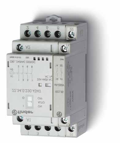 Material dos contatos AgNi AgNi Proteção contra curto circuito Capacidade de suporte a corrente de curto circuito ka 1 1