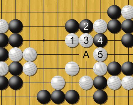As jogadas 3 e 4 seguem a mesma lógica, a jogada 5 estabelece a mesa dupla e ameaça um