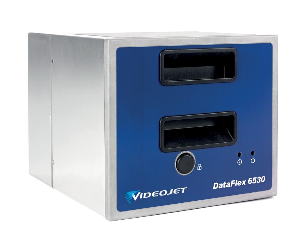Videojet DataFlex 6530 e 6330 As impressoras de transferência térmica Videojet DataFlex foram projetadas para suportar ambientes hostis de linha de produção.
