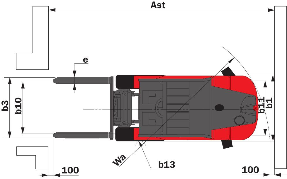 ESQUEMAS DIMENSIONAIS DIMENSÃO DOS MASTROS E CAPACIDADES RESIDUAIS MH 2,0 & 2,5 T DVT27 DVT30 DVT33 DVT35 DVT37 DVT40 DVT45 mm 2730 3030 3330 3530 3730 4030 4530 mm 1995 2145 2295 2395 2555 2745 2995