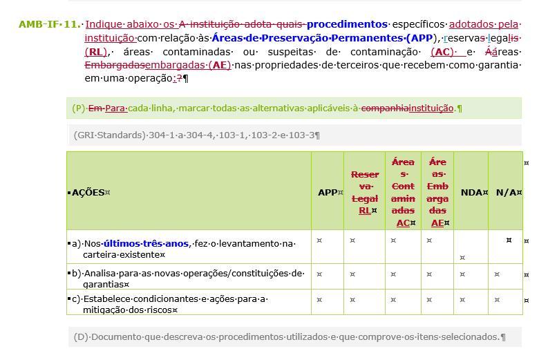 Dimensão Ambiental IF