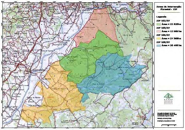 Zonas de Intervenção Florestal Na área de