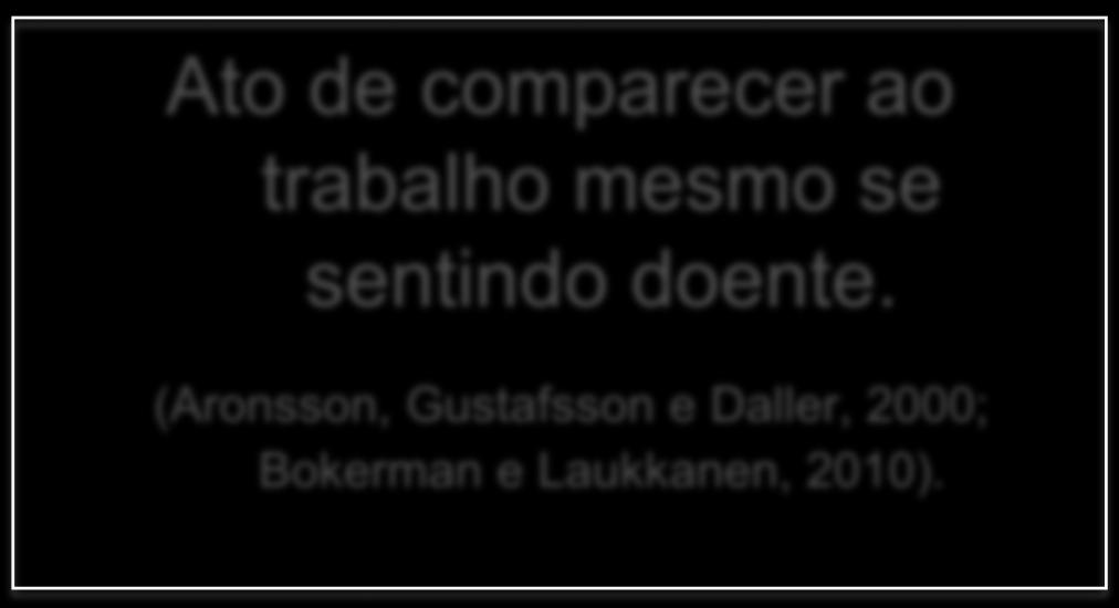 ocorrências físicas ou psicológicas. (Hemp, 2004; Grativol, 2008; Silva, 2010; Raycik, 2012).