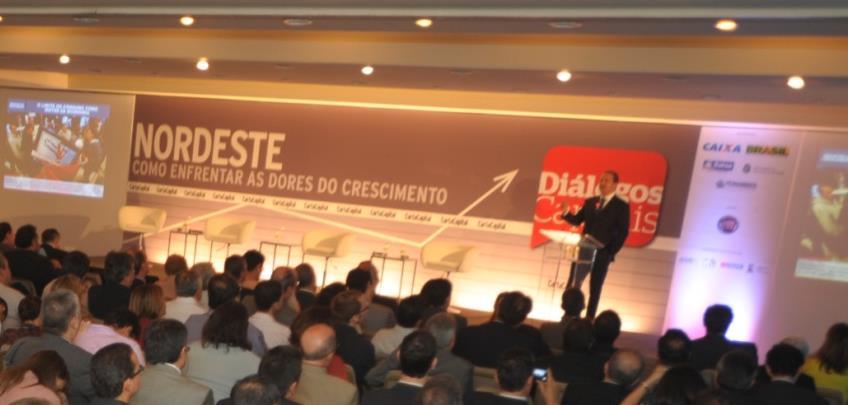 Foto do evento Diálogos Capitais 2013 Apresentam e discutem temas de grande relevância, com a participação de autoridades do governo, os principais executivos de companhias nacionais e