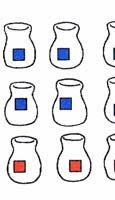 0- = = = 0- Qual fração dos vasos ficou sem pintar? R.