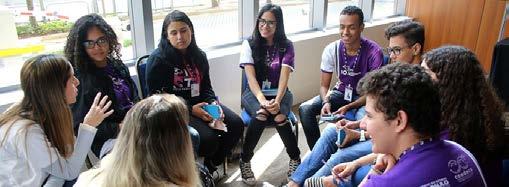 Em São Paulo (SP), 80 jovens dos institutos Ser+ e Instituto da Oportunidade Social (IOS) participaram de uma rodada de mentoria com os