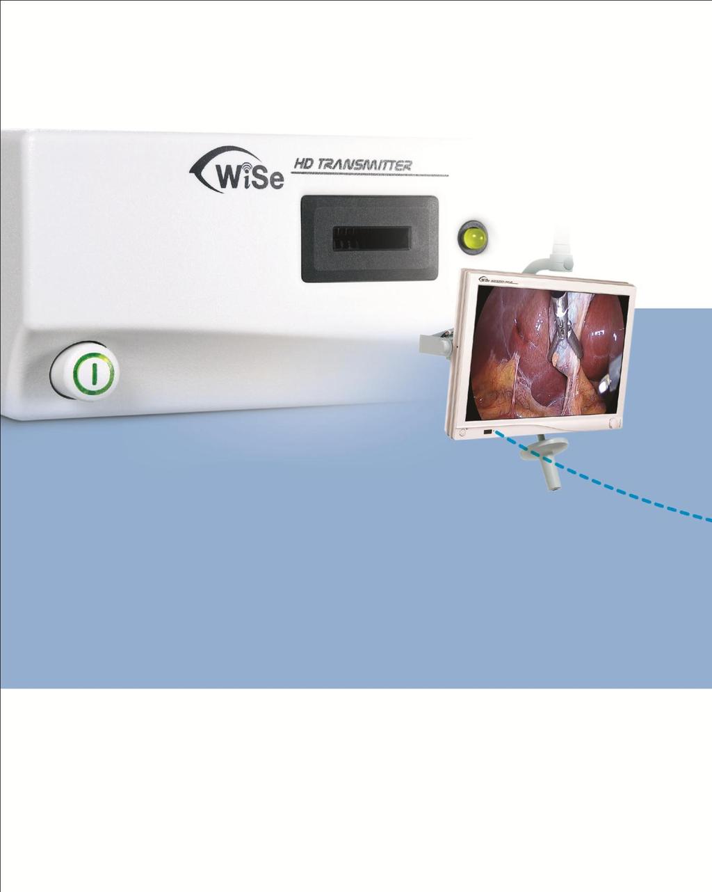 Tecnologia Sem Fio A Escolha Clara para Visualização HD Visor cirúrgico WiSe HDTV A Stryker tem como base sua experiência de visualização com o Monitor de Tela Plana WiSe HDTV, a primeira tela plana