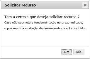 Colaborador 8 Como posso solicitar recurso do resultado final da minha avaliação de desempenho?