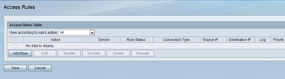 Configuração de regras do acesso no VPN Router CVR100W Objetivo O Access Control Lists (ACLs) é as lista que controlam se os pacotes estão permitidos ou negados na interface do roteador.