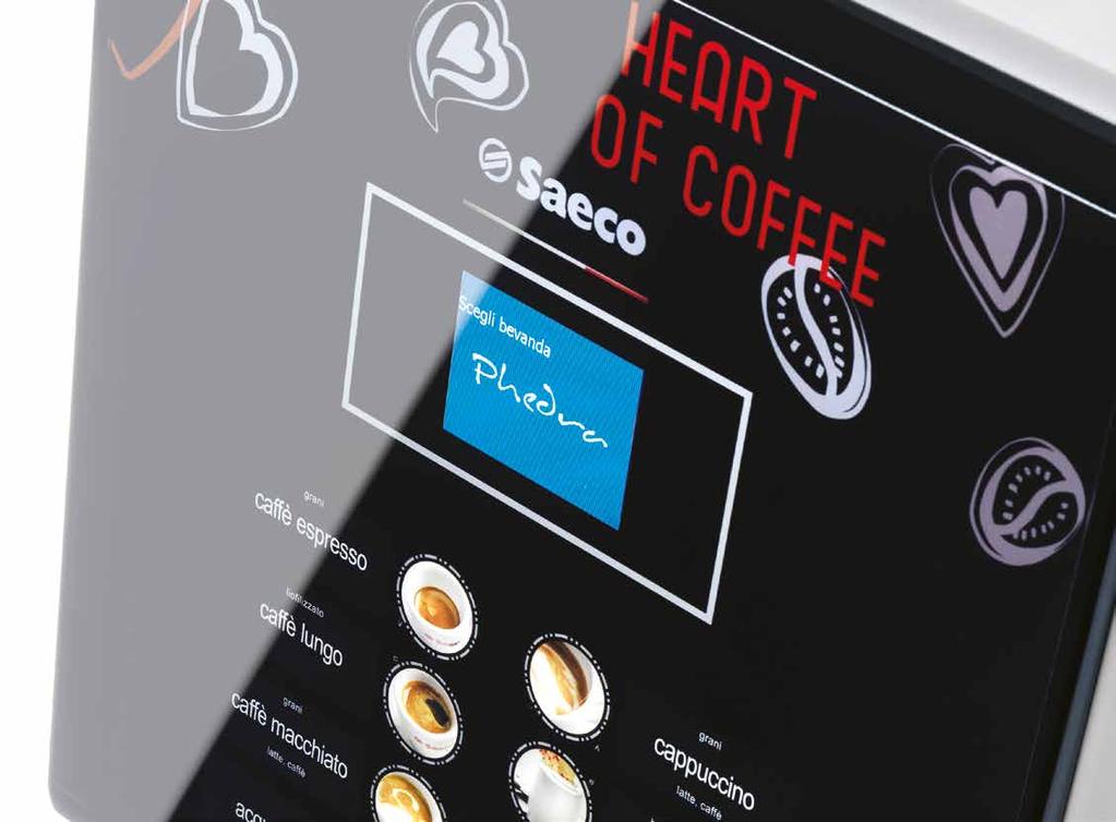 PROJECTADA PARA SER AMADA. O novo desenho da Phedra Evo foi desenvolvido para proporcionar as pausas de café mais agradáveis.