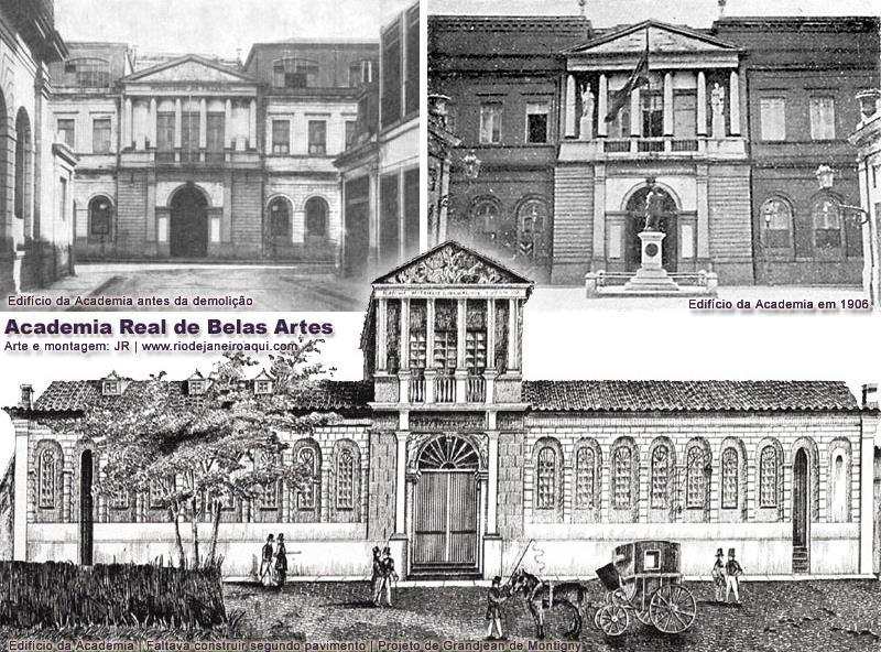 Academia Real de Belas Artes Academia Real de Belas Artes vista em três diferentes épocas.