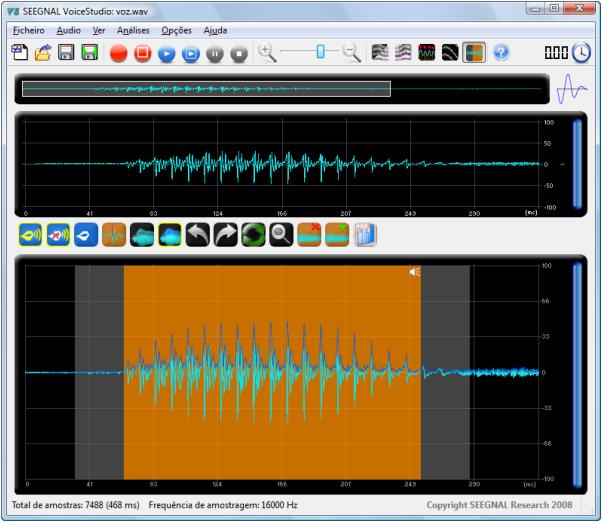 2.2.2 VoiceStudio Desenhado pela empresa SEEGNAL, o VoiceStudio é um ambiente poderoso de análise e processamento de sinais, especialmente vocacionado