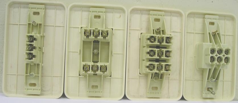 Os interruptores são usdos pr um lâmpd ou um de lâmpds de pens lois. 2.