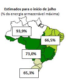 Relatório Executivo do Programa Mensal de Operação PMO de Julho Semana Operativa de /6 a 6/7/. INFORMAÇÕES ESTRUTURAIS PARA A ELABORAÇÃO DA FUNÇÃO DE CUSTO FUTURO.