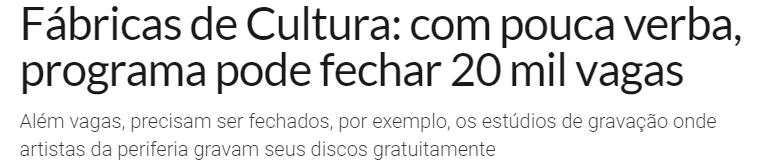 Cultura e o