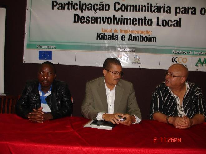 PROJECTO COMUNITÁRIO DE DESENVOLVIMENTO LOCAL LANÇADO DO CUANZA-SUL O Projecto denominado Participação comunitária para o desenvolvimento local, foi lançado no dia 2 de Setembro do corrente ano, na