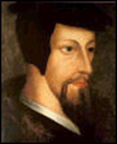 Reforma na Suíça Jean Calvino (1509-1564) 1533: Fuga de Calvino (francês) para Basileia (Suíça) 1536: