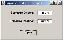 Cadastramento de programas/projetos Projetos ou programas são as oportunidades de estágio oferecidas pelas diversas áreas da UCSal.